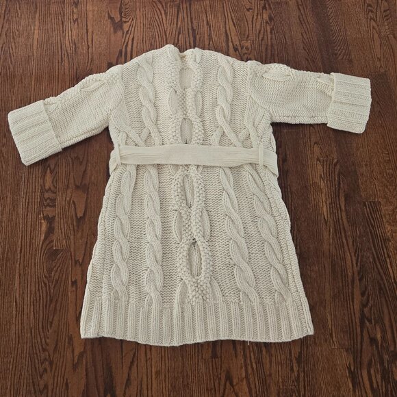 NWT MICHAEL KORS Cable-Knit Oversized Cardigan - Picture 4 of 12